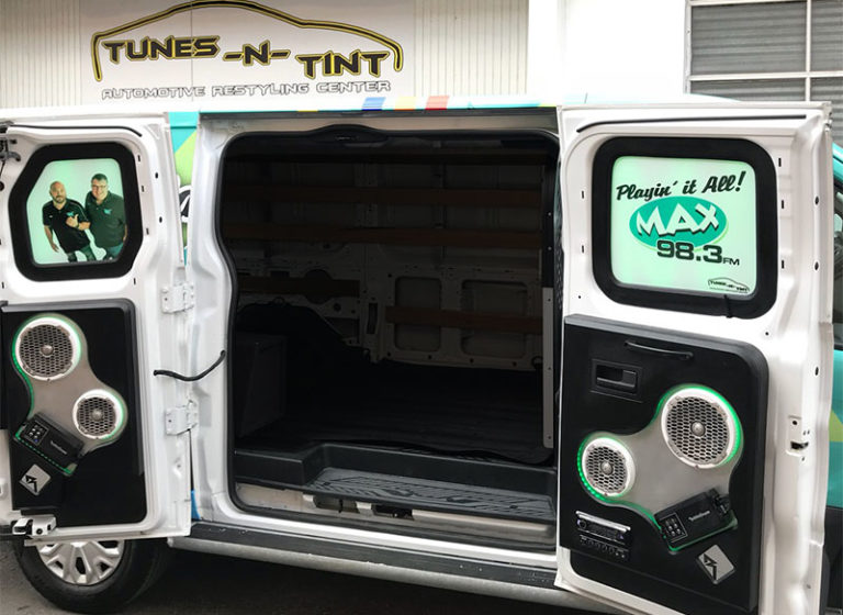 Ford Transit Van Audio System for Lakeland Radio Station — TunesNTint