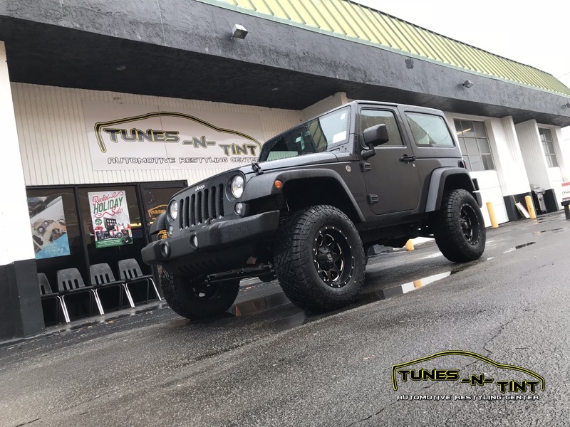 Jeep-Wrangler-Sport-Suspension-2 Auburndale Client Upgrades Jeep Wrangler Sport Suspension and Wheels 