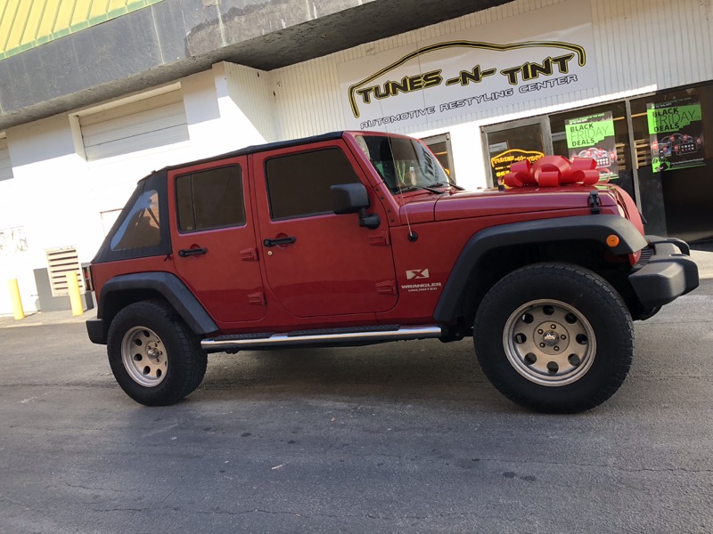 Jeep Wrangler Unlimited Car Alarm Adds Protection for Auburndale Client —  Tunes-N-Tint