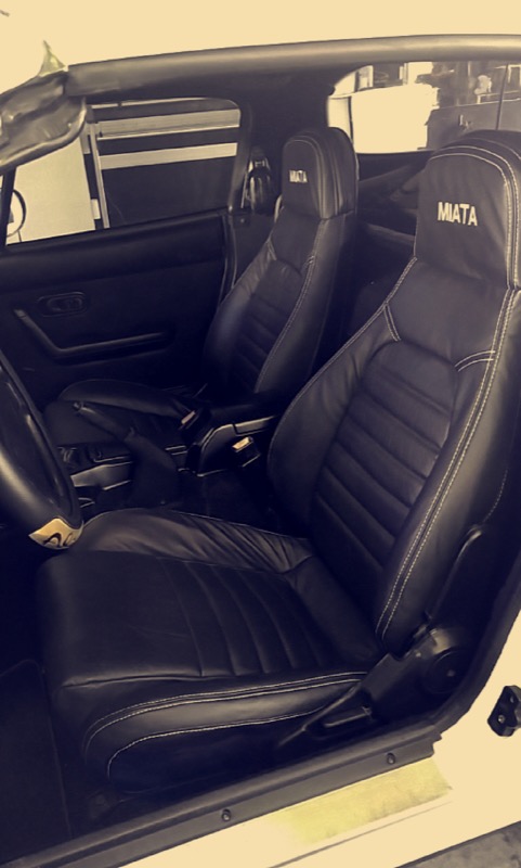 Mazda Miata Leather Seats For Lakeland Client