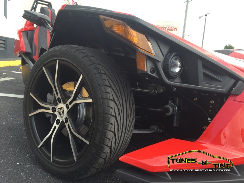 Polaris Slingshot Radio4 TunesNTint Polaris Slingshot Radio4 TunesNTint