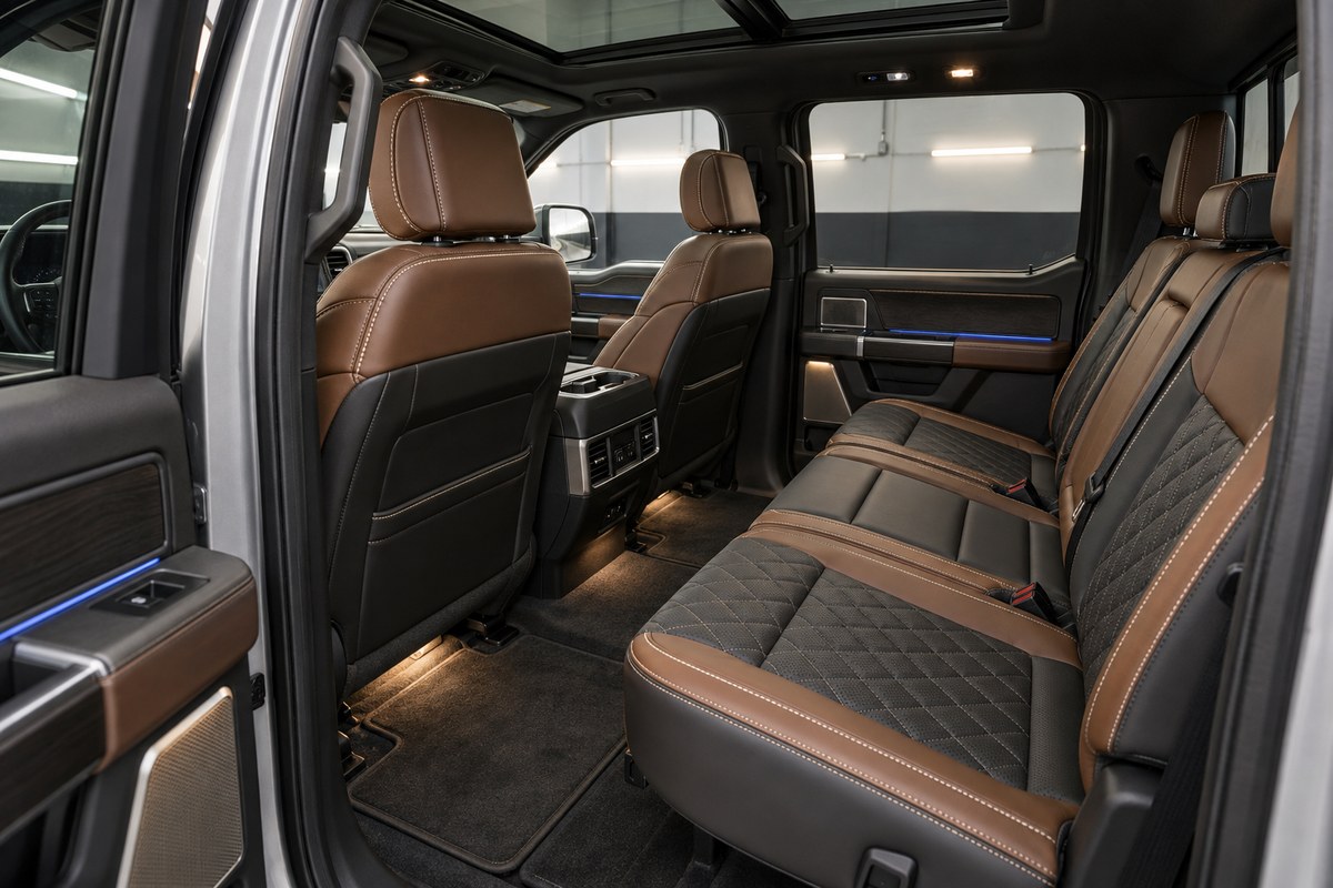 Katzkin Leather Interior on a premium vehicle at Tunes-N-Tint, serving Eloise, FL
