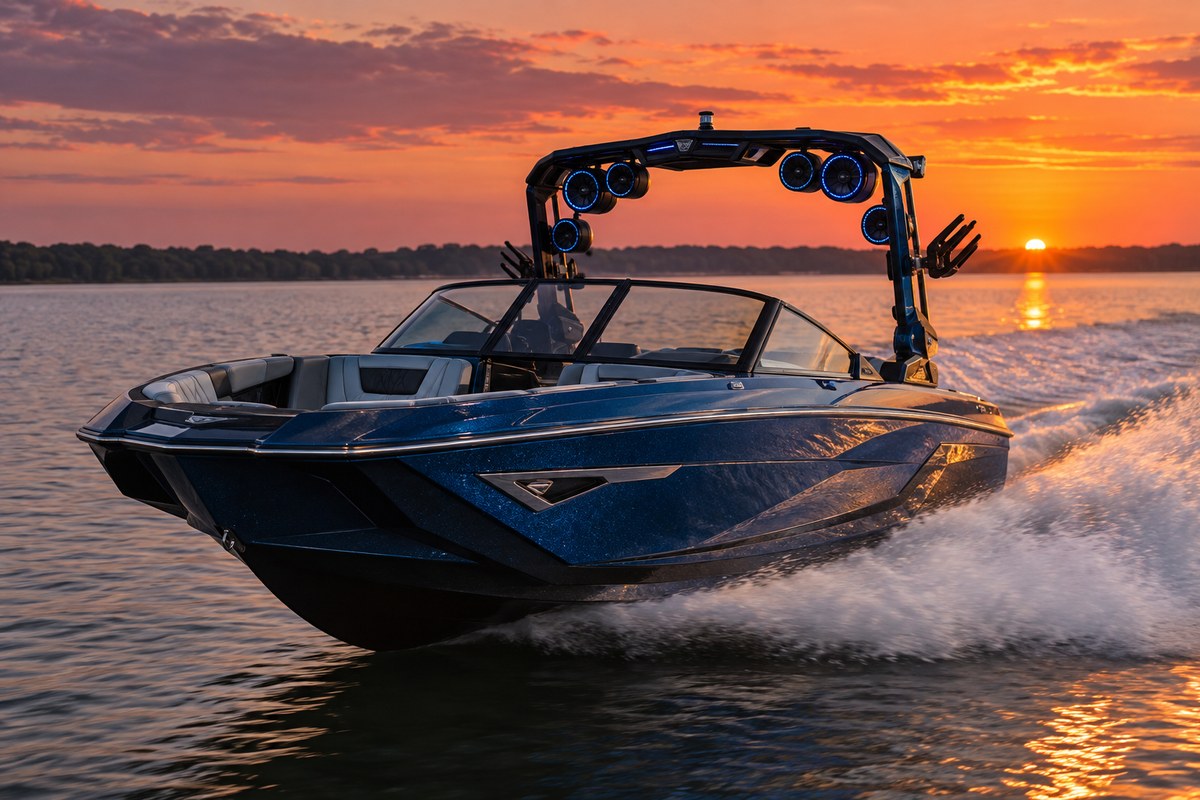 Marine Audio on a premium vehicle at Tunes-N-Tint, serving Clermont, FL