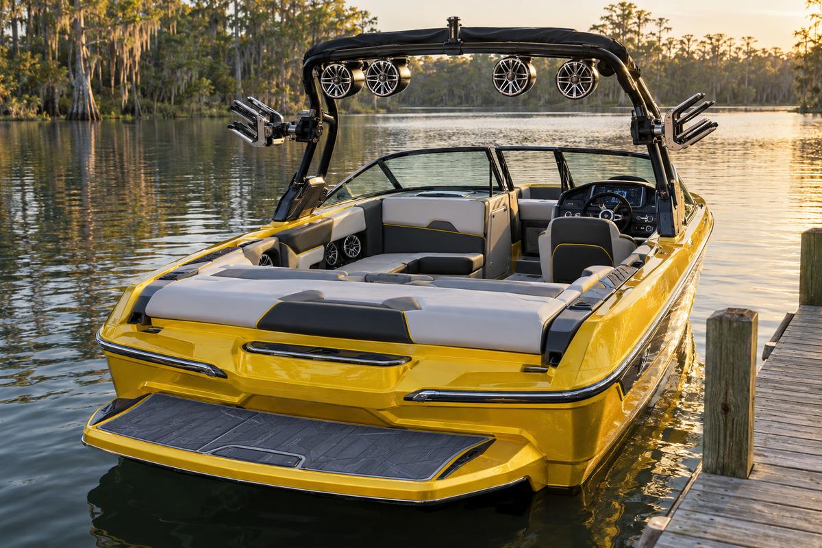 Marine Audio on a premium vehicle at Tunes-N-Tint, serving Cypress Gardens, FL