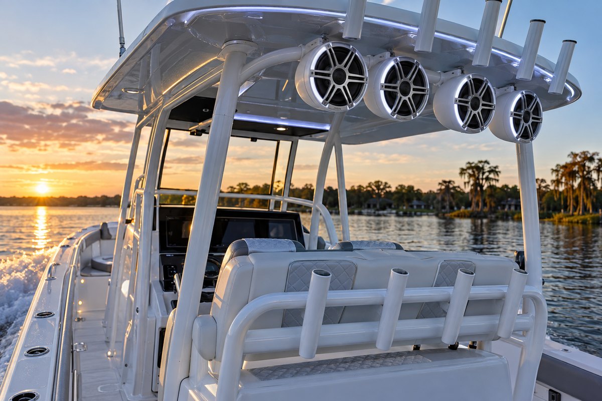 Marine Audio at Tunes-N-Tint, serving Winter Haven, FL